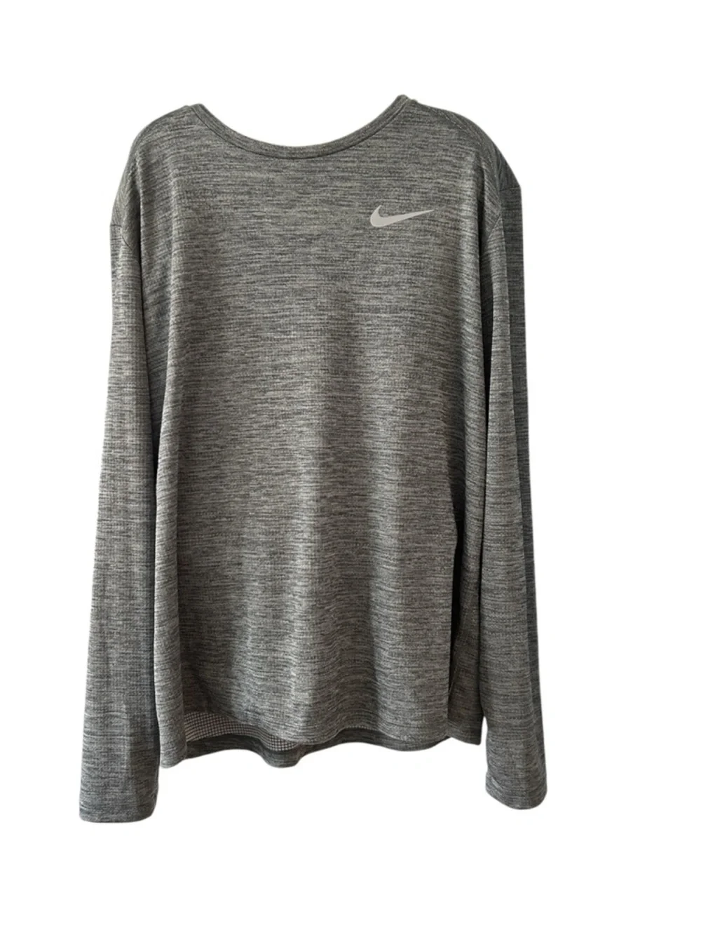 Nike Dri-FIT Running Long Sleeve Shirt Men’s XL Heather Gray Athletic
